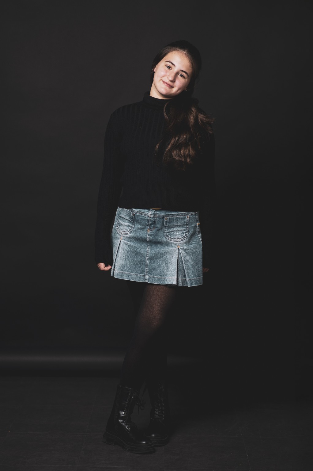 Vera en retrato de cuerpo entero