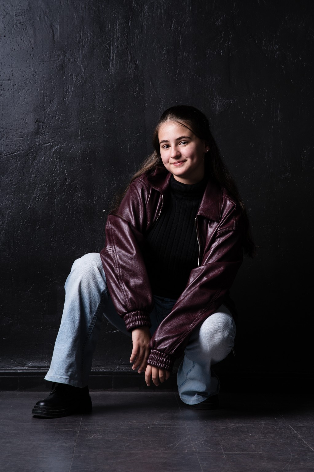 Retrato de Vera Guerra en estudio